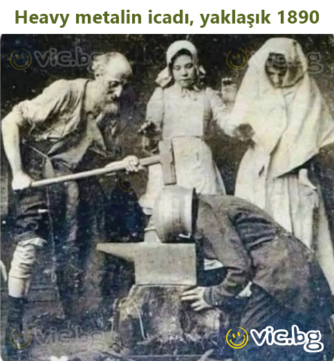 Heavy metalin icadı, yaklaşık 1890