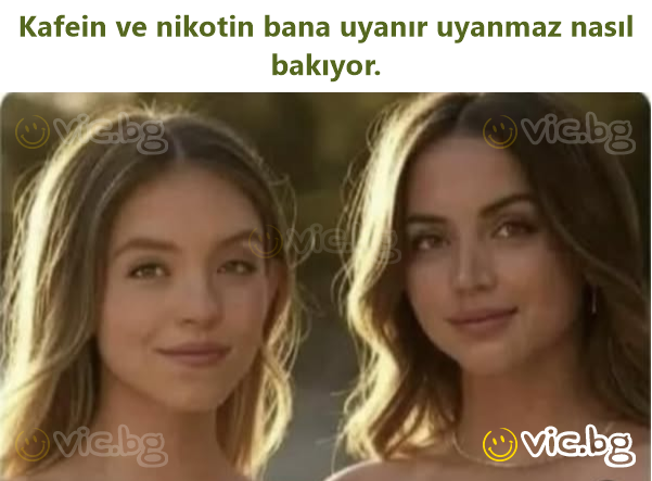 Kafein ve nikotin bana uyanır uyanmaz nasıl bakıyor.
