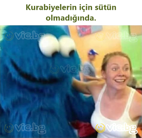 Kurabiyelerin için sütün olmadığında.