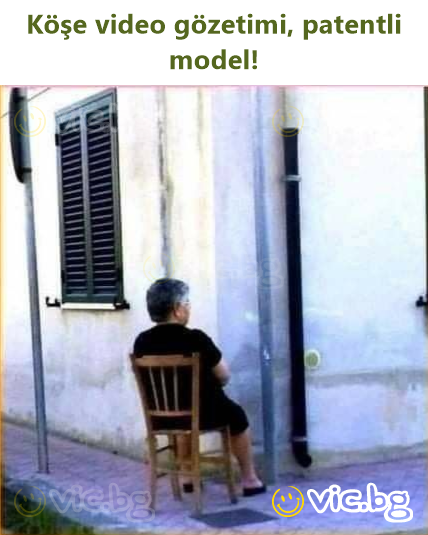 Köşe video gözetimi, patentli model!