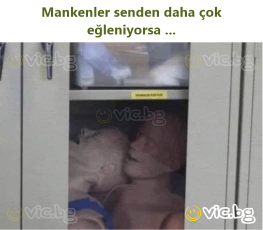 Mankenler senden daha çok eğleniyorsa ...