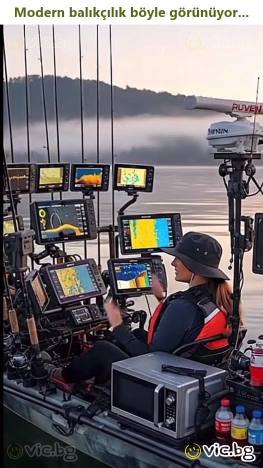 Modern balıkçılık böyle görünüyor...