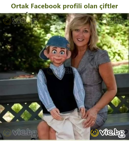 Ortak Facebook profili olan çiftler