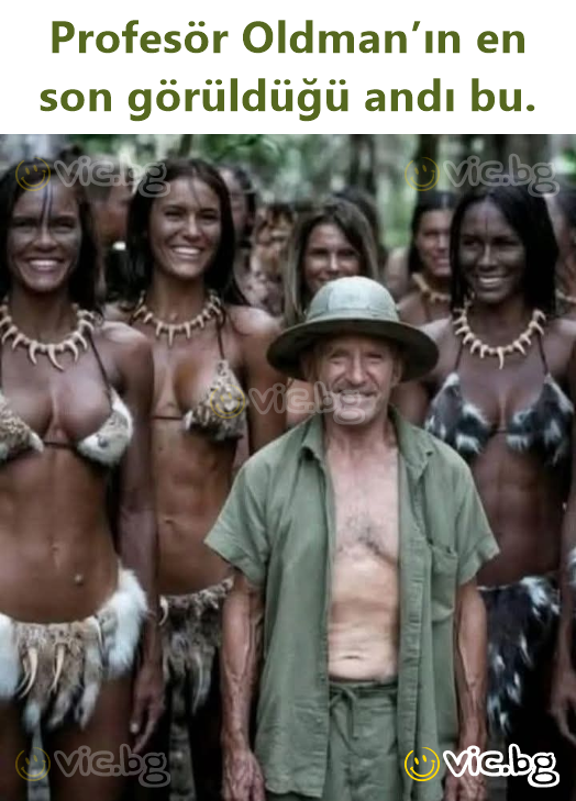 Profesör Oldman’ın en son görüldüğü andı bu.