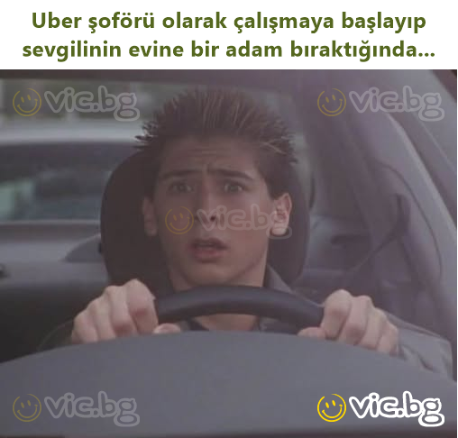 Uber şoförü olarak çalışmaya başlayıp sevgilinin evine bir adam bıraktığında...