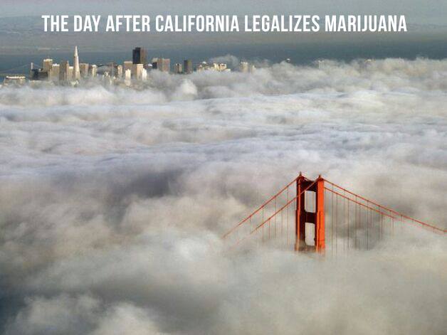 A day after California legalized marijuana 