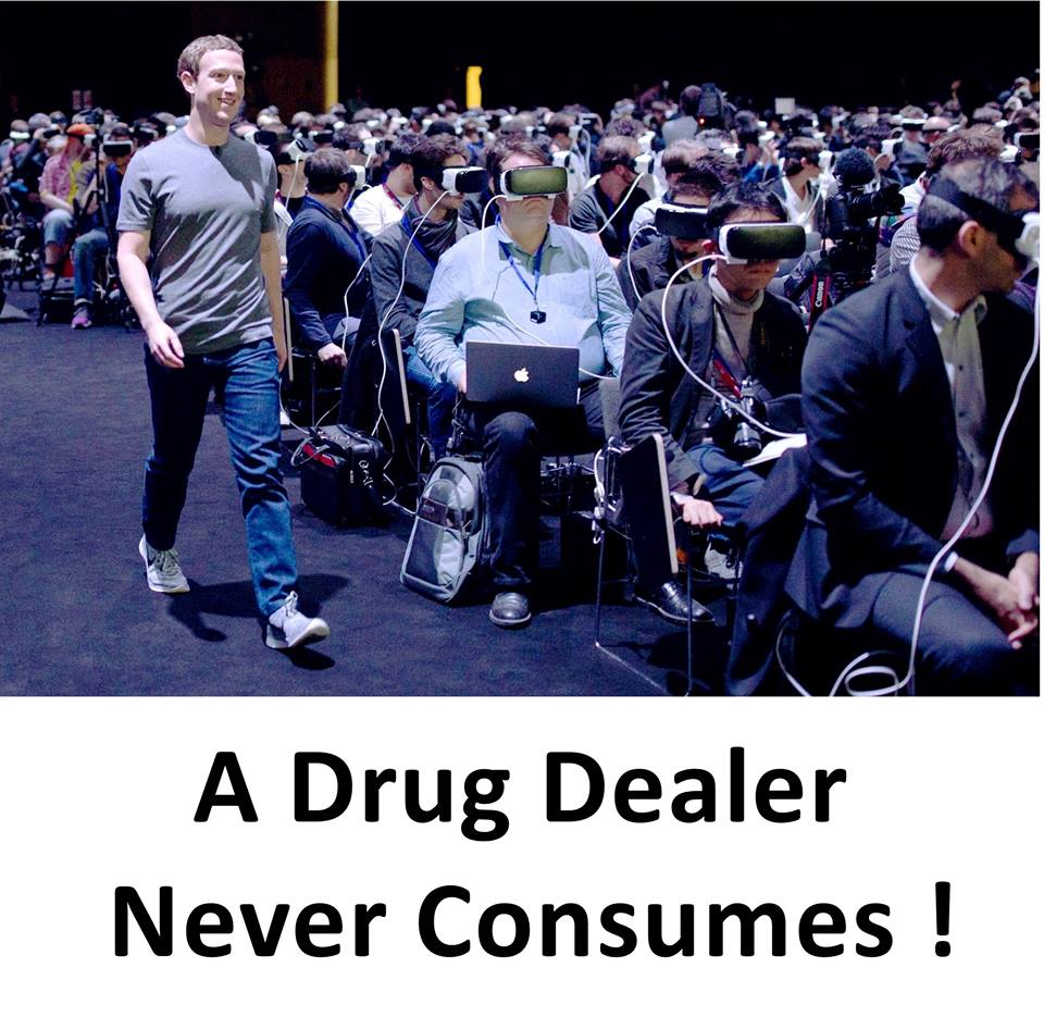 A drug dealer never consumes 