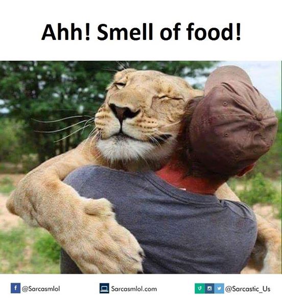 Ahhh, smell of food 