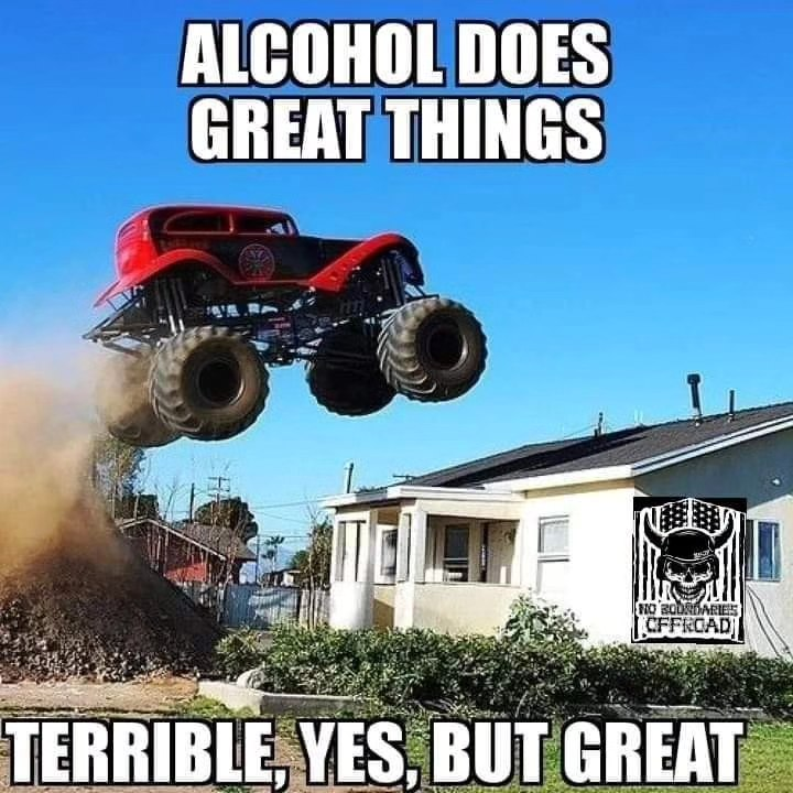 Alcohol does great things! Тerrible, yes, but great