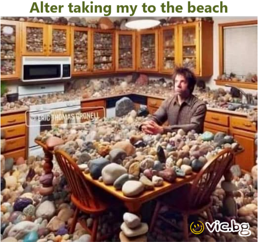 Alter taking my to the beach