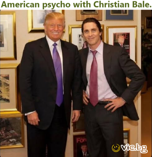 American рsyсhо with Christian Bale. 