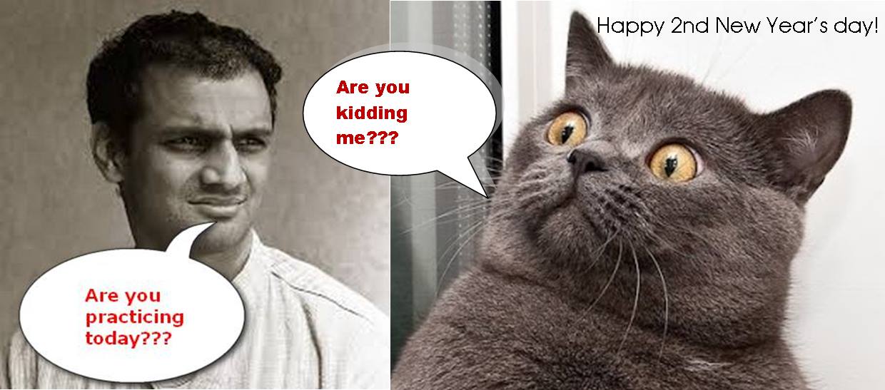 Are you practicing today?