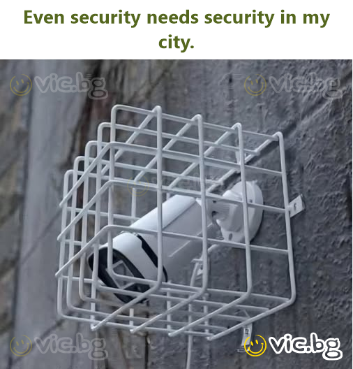 Even security needs security in my city.