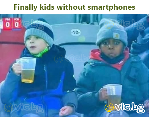 Finally kids without smartphones