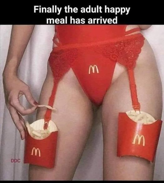 Finally the adult happy meal has arrived