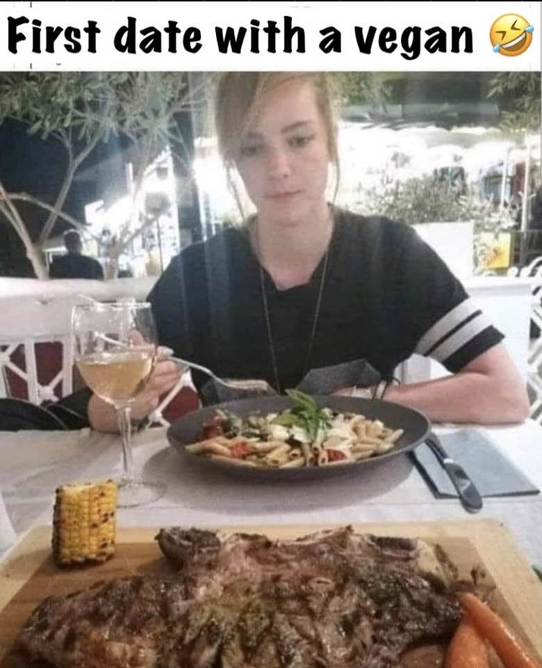 First date with a vegan