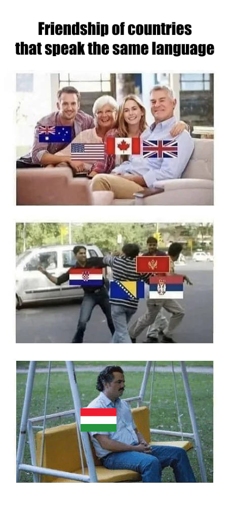 Friendship of countries that speak the same language