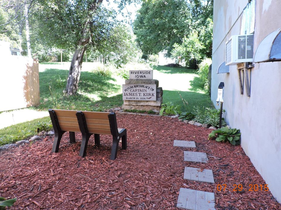 Future birthplace of Captain James T. Kirk, march 22, 2228