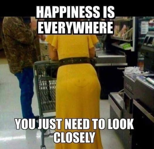 Happiness is everywhere, you just need to look closely