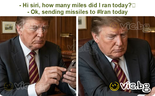 - Hi siri, how many miles did I ran today?
- Ok, sending missiles to #Iran today