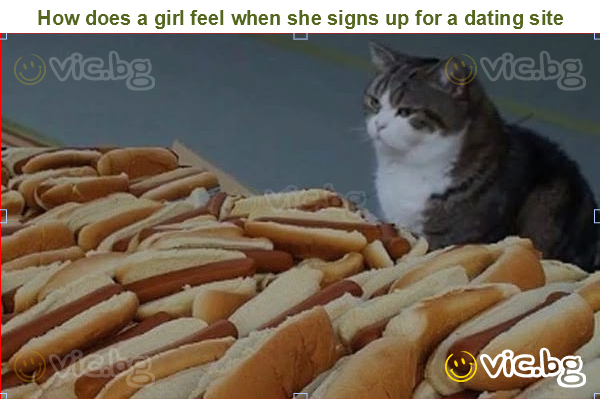 How does a girl feel when she signs up for a dating site
