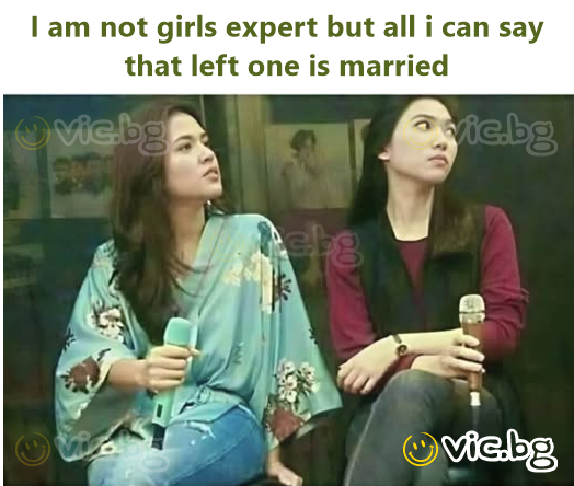I am not girls expert but all i can say that left one is married