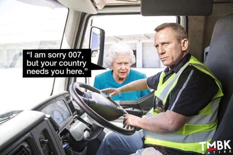 I am sorry 007, but your country needs you here