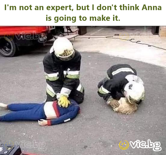 I'm not an expert, but I don't think Anna is going to make it.
