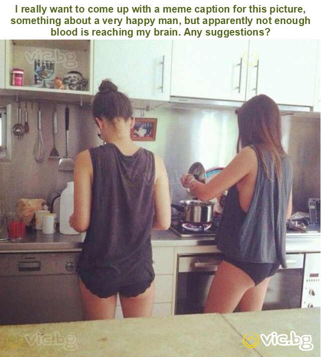 I really want to come up with a meme caption for this picture, something about a very happy man, but apparently not enough blood is reaching my brain. Any suggestions?