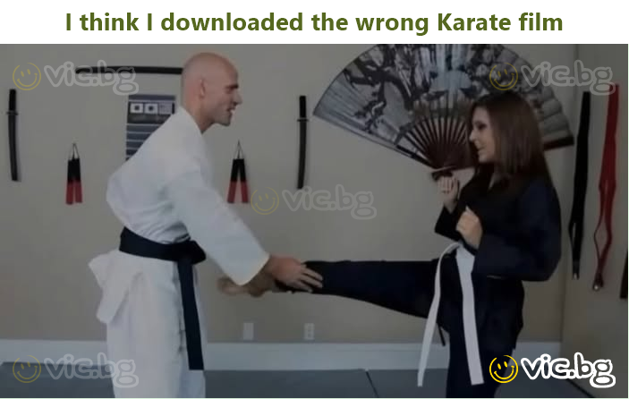 I think I downloaded the wrong Karate film