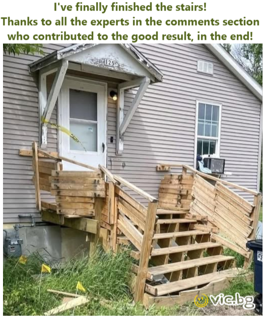 I've finally finished the stairs! Thanks to all the experts in the comments section who contributed to the good result, in the end!