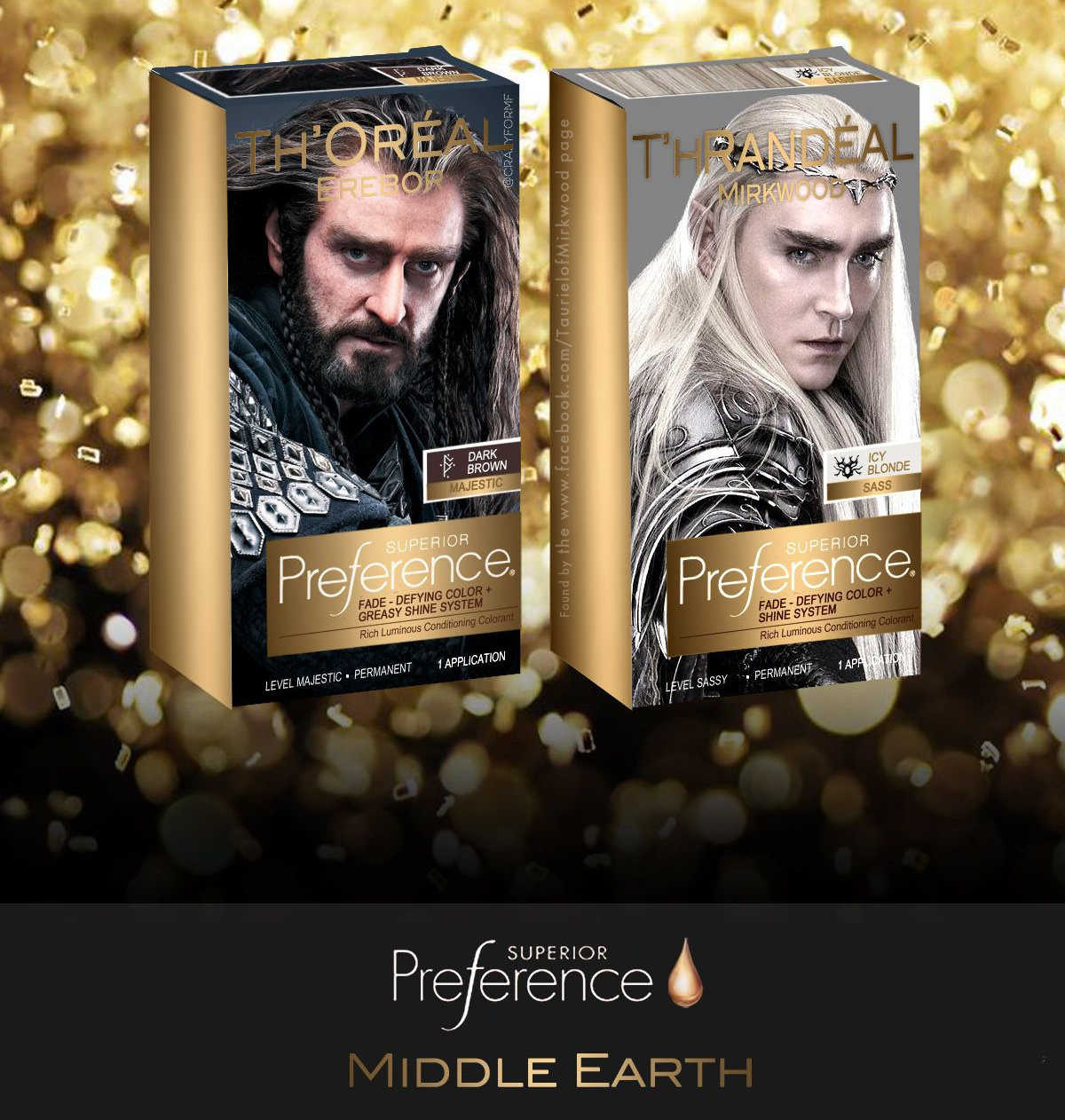 If Middle Earth had hair dye... Th'Oreal T'htandeal