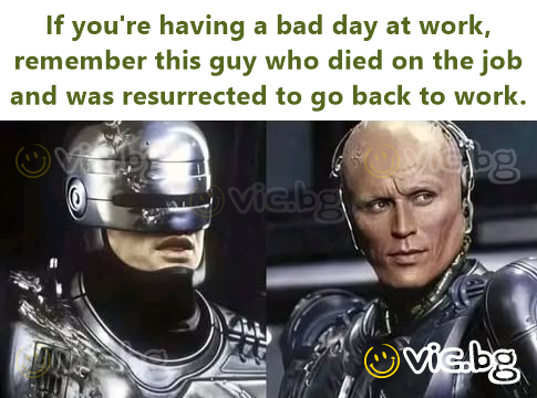 If you're having a bad day at work, remember this guy who died on the job and was resurrected to go back to work.