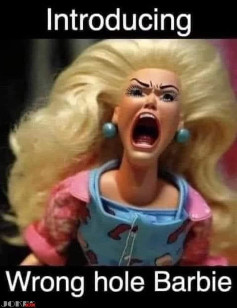 Introducing Wrong hole Barbie
