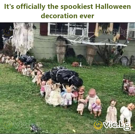 It's officially the spookiest Halloween decoration ever