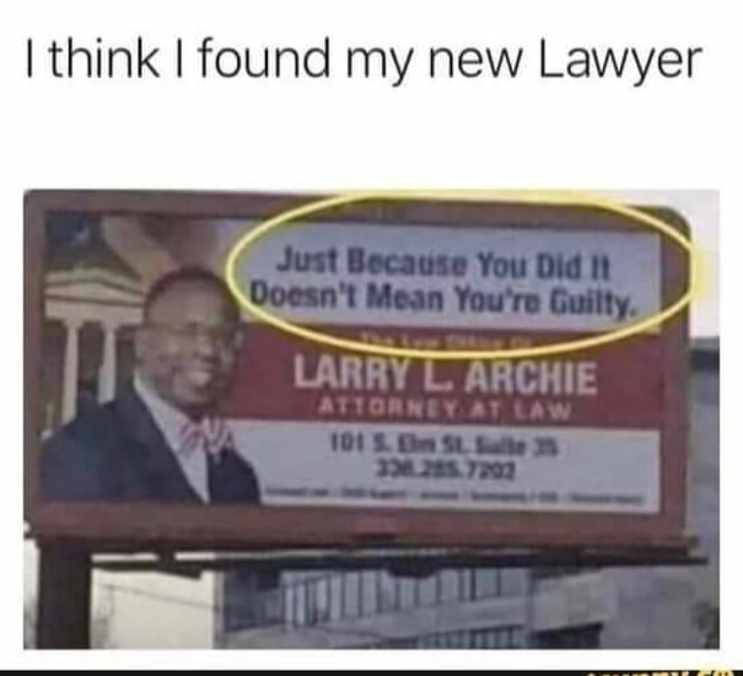 Just because you did it, doesn't mean you're guilty