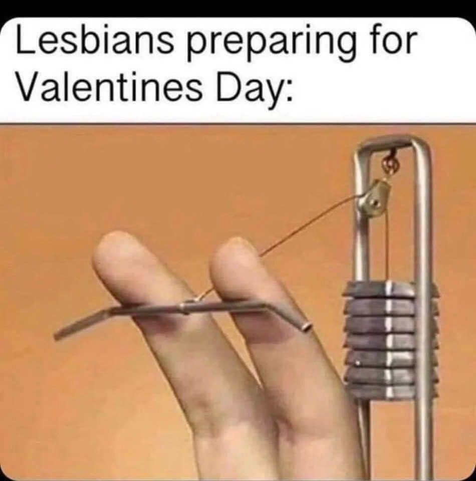 Lesbians preparing for Valentines Day.