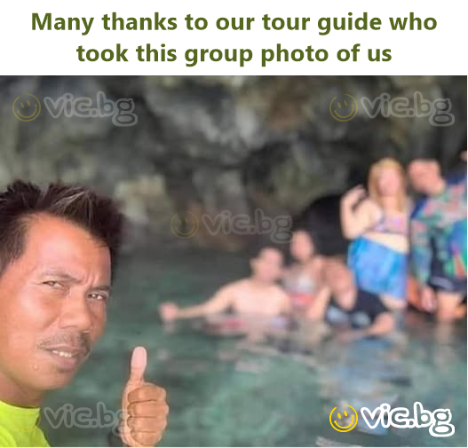 Many thanks to our tour guide who took this group photo of us