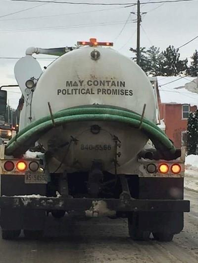 May contains political promises