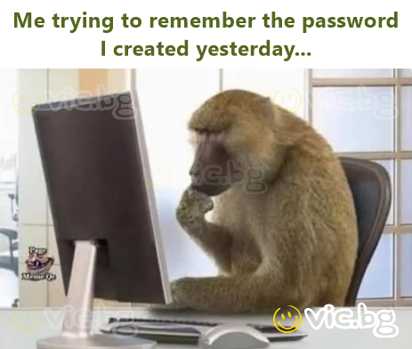 Me trying to remember the password I created yesterday...