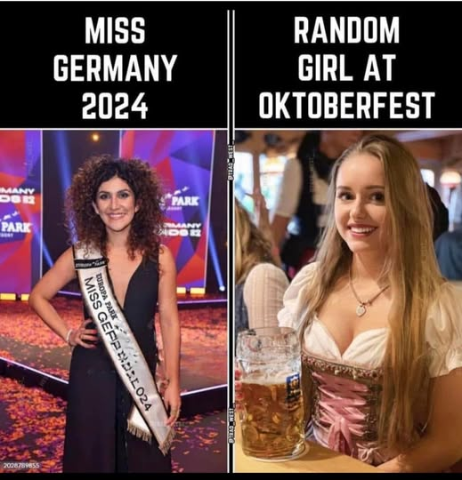 Miss germany 2024. Random girl at oktoberfest