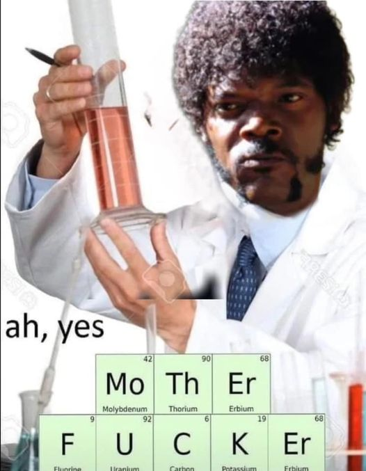 MOlybdenum THorium ERbium Fluorine Uranium Carbon Potassium ERbium