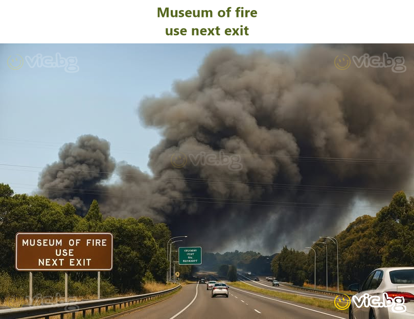 Museum of fire use next exit