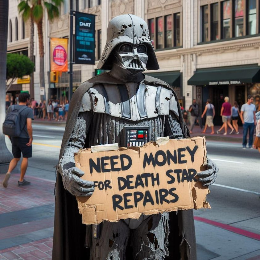 Need money for Death Star repairs