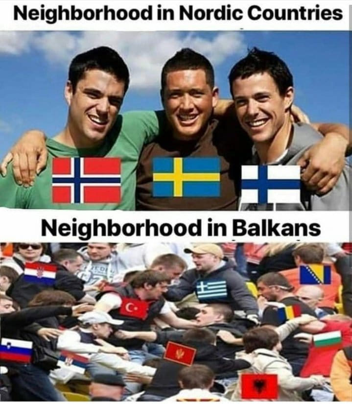 Neighborhood in Nordic. Countries Neighborhood in Balkans