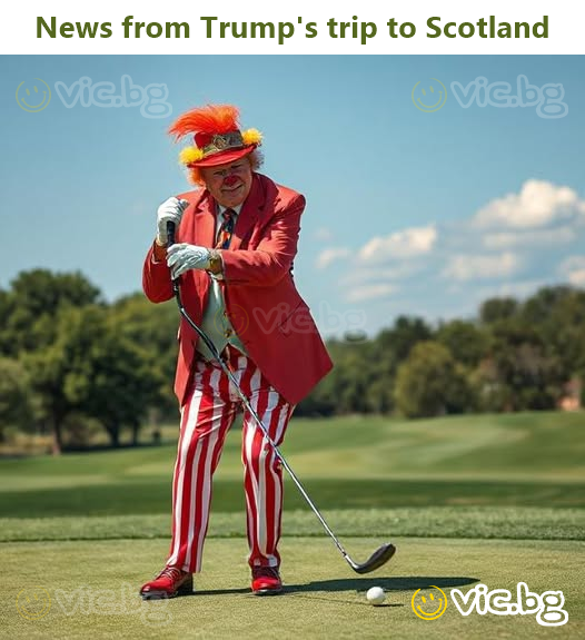 News from Trump's trip to Scotland