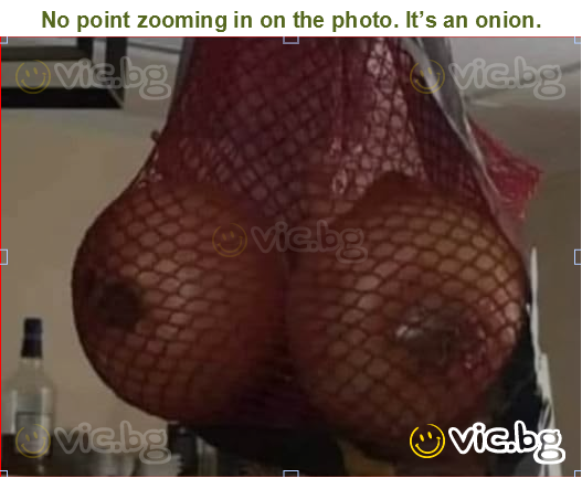 No point zooming in on the photo. It’s an onion.