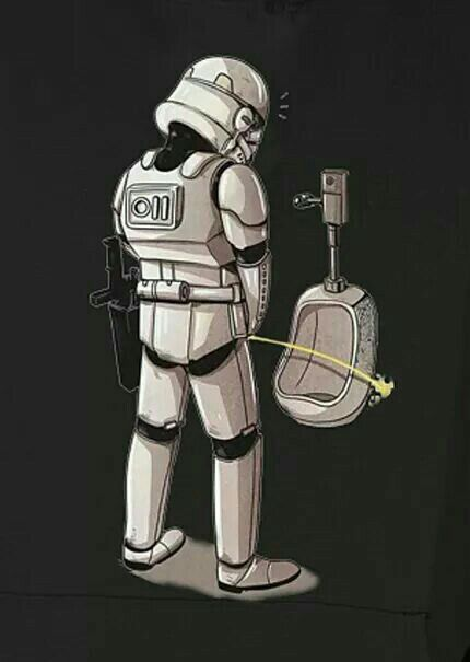 “Only Imperial Stormtroopers are so precise!” - Obi Wan Kenobi