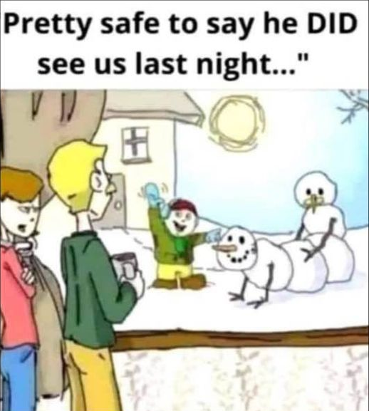 Pretty safe to say he DID see us last night