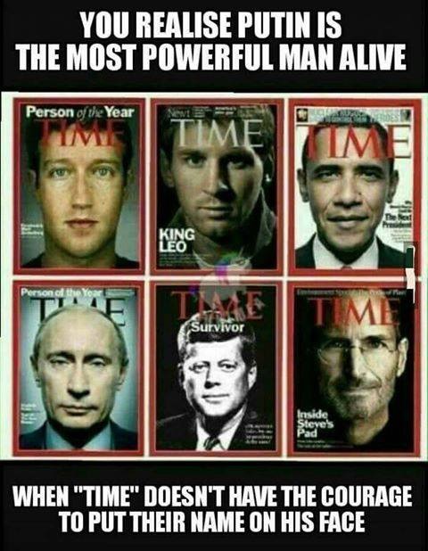 Putin - most powerful man on the world